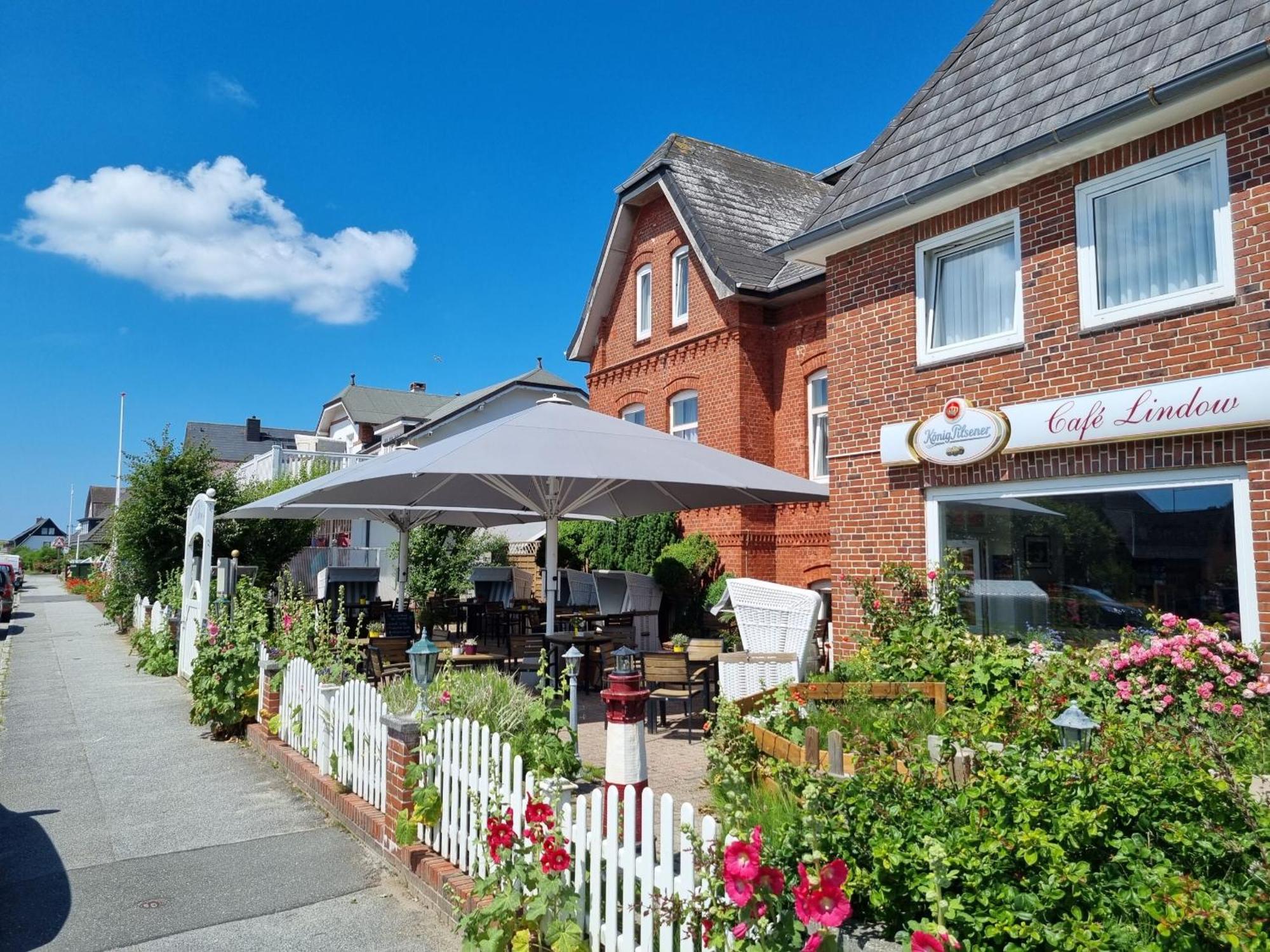 Hotel-Cafe-Lindow Wenningstedt-Braderup Exterior foto
